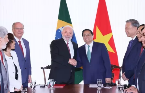 Thủ tướng Phạm Minh Chính hội đàm với Tổng thống Brazil