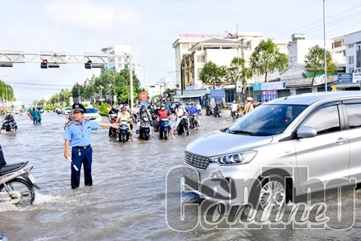 Triển khai các giải pháp đảm bảo an toàn giao thông, chủ động ứng phó các đợt triều cường