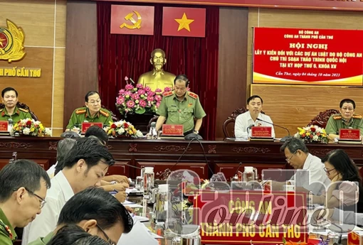 Ðóng góp ý kiến các dự thảo luật do Bộ Công an chủ trì soạn thảo