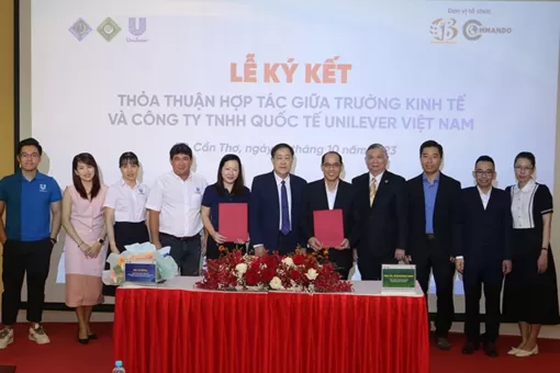 Trường Kinh tế thuộc Trường Ðại học Cần Thơ và Công ty TNHH Quốc tế Unilever Việt Nam ký kết hợp tác đào tạo
