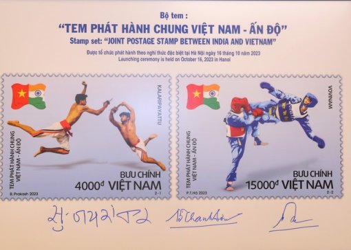 Việt Nam, Ấn Ðộ phát hành bộ tem chung