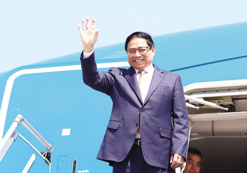 Thủ tướng Phạm Minh Chính lên đường dự Hội nghị Cấp cao ASEAN - GCC và thăm Vương quốc Saudi Arabia