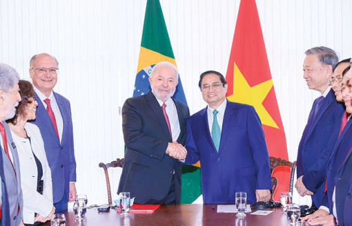 Thủ tướng Phạm Minh Chính hội đàm với Tổng thống Brazil