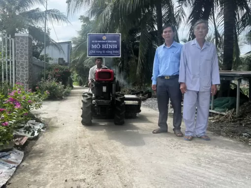 “Chà rong lộ nông thôn” - mô hình hiệu quả