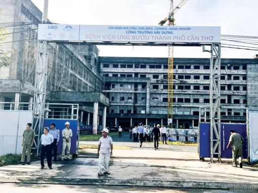 Ðề nghị thông tin thời gian hoàn thành dự án Bệnh viện Ung bướu thành phố