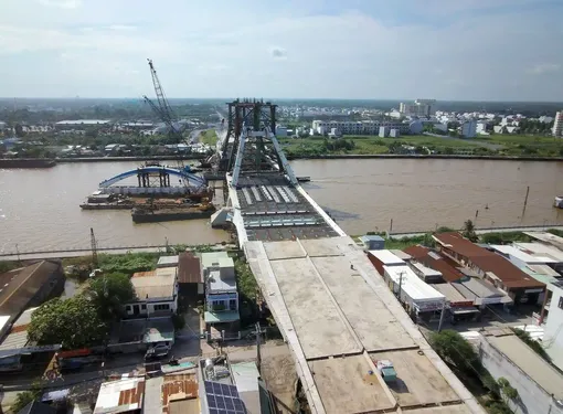 Nguyên nhân công trình cầu Trần Hoàng Na chậm tiến độ