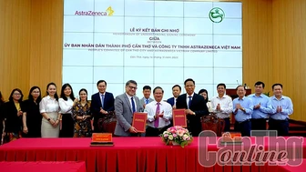 Cần Thơ và AstraZeneca Việt Nam hợp tác phát triển lĩnh vực y tế