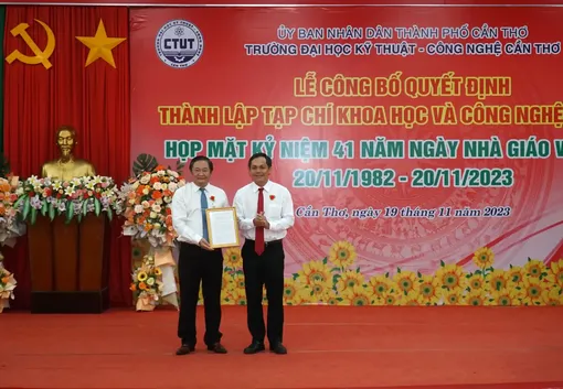 Công bố quyết định thành lập Tạp chí khoa học CTUT