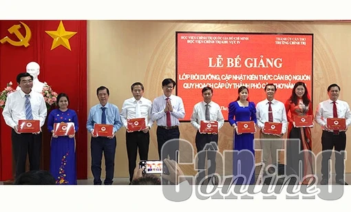 41 cán bộ nguồn quy hoạch cấp ủy thành phố được bồi dưỡng, cập nhật kiến thức