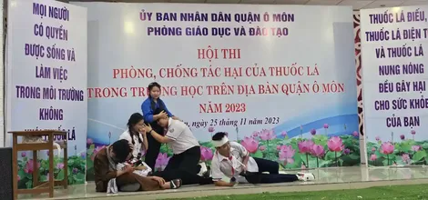 Hội thi Phòng, chống tác hại thuốc lá