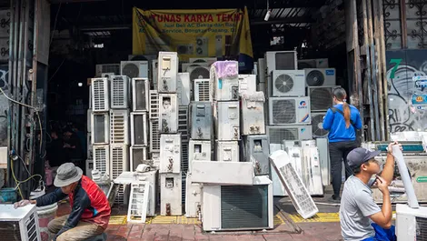Đông Nam Á đang trở thành “bãi rác” máy điều hòa không khí