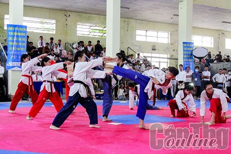 Lực đẩy cho phong trào Taekwondo Cần Thơ