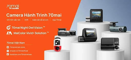 Lắp camera hành trình Xiaomi 70mai chính hãng tại Cần Thơ