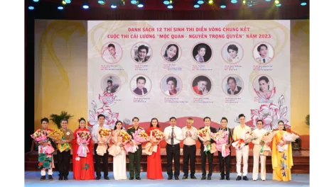 12 thí sinh tranh tài Chung kết Cuộc thi cải lương "Mộc Quán - Nguyễn Trọng Quyền"