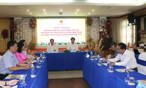 Bàn giải pháp nâng cao chất lượng, hiệu quả triển khai xác định Chỉ số cải cách
hành chính, đo lường sự hài lòng của người dân