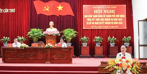 Tổng kết thực hiện Nghị quyết nhiệm vụ năm 2023 và đề ra Nghị quyết nhiệm vụ năm 2024