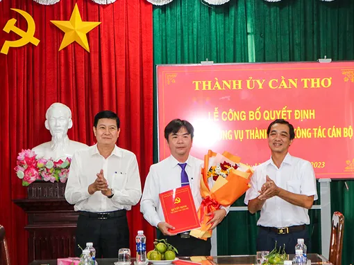 Đồng chí Dương Hồ Vũ được bổ nhiệm giữ chức Phó Tổng Biên tập Báo Cần Thơ