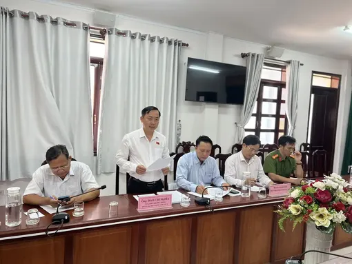 Đoàn Đại biểu Quốc hội TP Cần Thơ giám sát công tác bảo vệ môi trường tại huyện Cờ Đỏ