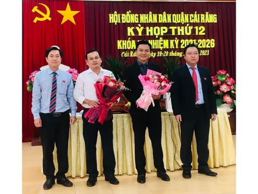 Ông Nguyễn Văn Nhựt được bầu giữ chức vụ Phó Chủ tịch HĐND quận Cái Răng, nhiệm kỳ 2021-2026