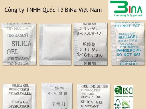 Bina Việt Nam - Địa chỉ phân phối hạt chống ẩm Silicagel chính hãng giá tốt