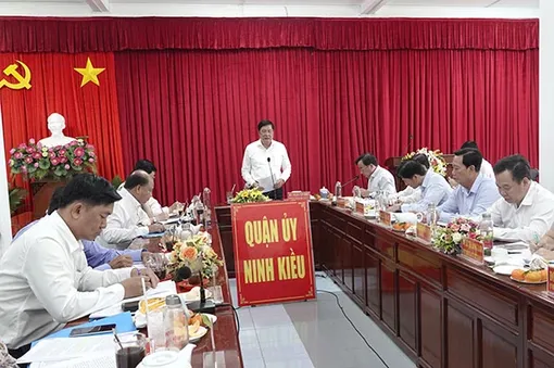 Hội nghị kiểm điểm tập thể lãnh đạo, quản lý Ban Thường vụ Quận ủy Ninh Kiều,  Sở Nông nghiệp và Phát triển nông thôn thành phố và Trường Cao đẳng Cần Thơ