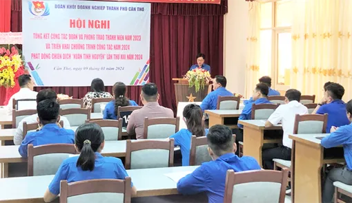 Đoàn Khối Doanh nghiệp TP Cần Thơ tổng kết công tác Đoàn năm 2023