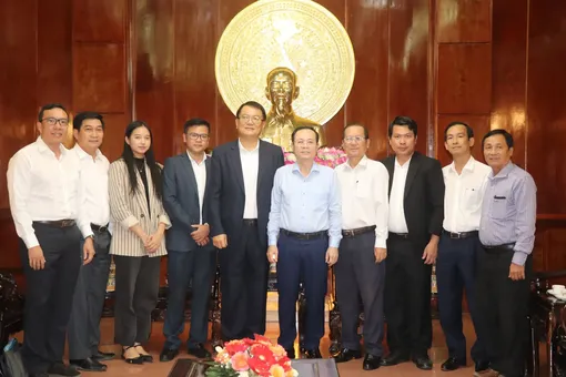 Lãnh đạo thành phố tiếp và làm việc với các doanh nghiệp đến tìm hiểu cơ hội đầu tư