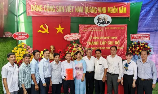 Thành lập Chi bộ Công ty TNHH Xây dựng Thái Bình Miền Tây