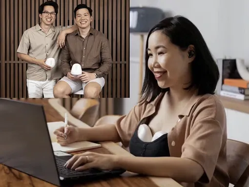 Sáng chế máy hút sữa rảnh tay vì vợ