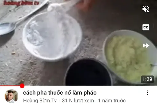Xử lý nghiêm hành vi mua bán, chế tạo pháo nổ