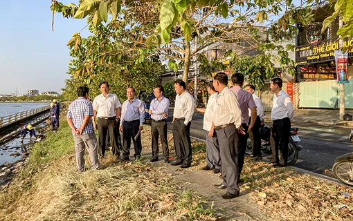 Ban Đô thị tái giám sát công tác môi trường tại dự án Hồ Búng Xáng