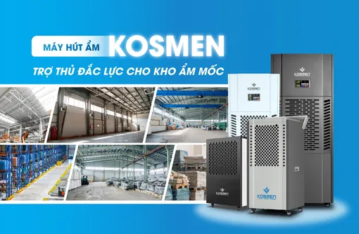 Máy hút ẩm - Thiết bị không thể thiếu cho kho xưởng, kho bảo quản