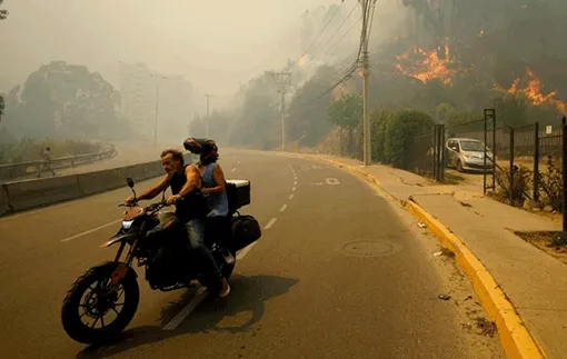 Cháy rừng dữ dội ở Chile