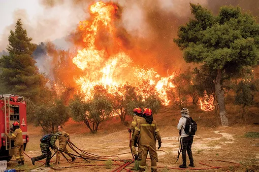 Quả địa cầu “bốc khói”!