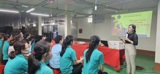 Phòng, chống HIV/AIDS  trong công nhân, người lao động