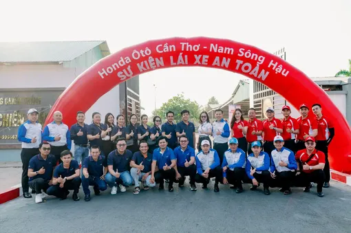 Hơn 50 học viên tham gia lái xe an toàn cùng Honda Ô tô Cần Thơ - Nam Sông Hậu