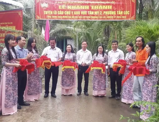 Thốt Nốt: 16 công trình chào mừng đại hội MTTQVN các cấp