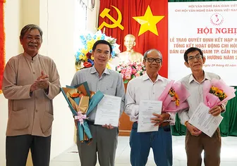 TP Cần Thơ có thêm 3 hội viên Hội Văn nghệ dân gian Việt Nam