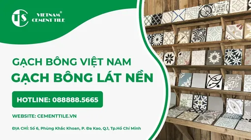 Gạch bông lát nền - Mang hơi thở Vintage vào không gian sống hiện đại