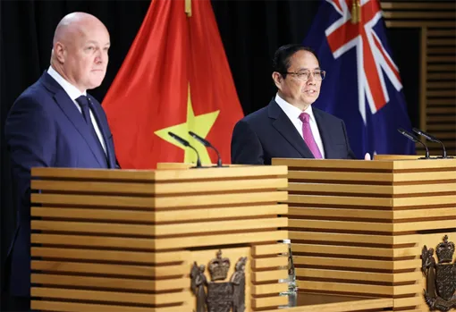 Tăng cường và mở rộng hợp tác Việt Nam - New Zealand