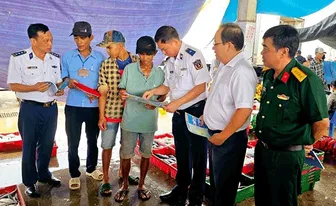 Kiên Giang phối hợp với cảnh sát biển siết chặt quản lý chống khai thác IUU