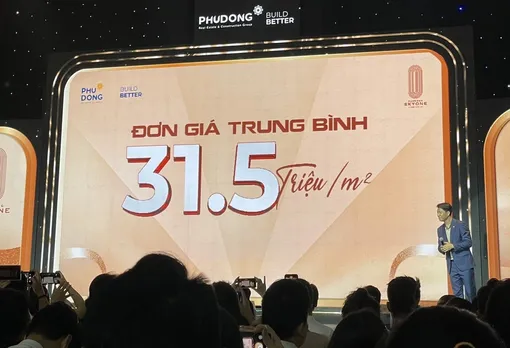 Sky One Phú Đông chính thức mở bán giá trung bình 31,5 triệu đồng/m2