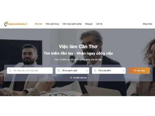 Việc làm Cần Thơ - Trang web cung cấp thông tin việc làm uy tín hiện nay