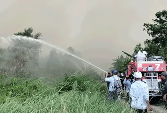 Cà Mau: Cháy lớn trong lâm phần rừng tràm U Minh Hạ