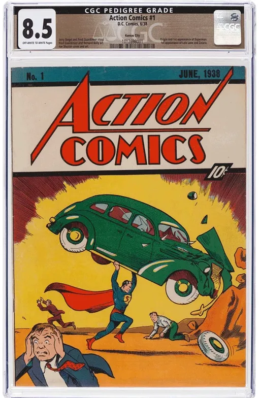 Cuốn truyện tranh về Superman được bán với giá 6 triệu USD