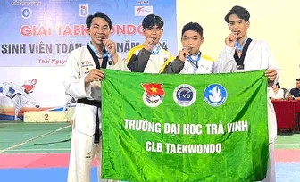Trường Đại học Trà Vinh giành 6 huy chương tại Giải vô địch Taekwondo sinh viên toàn quốc năm 2024