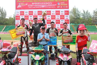Lê Khánh Lộc vô địch giải đua xe mô tô toàn quốc vòng 2 tại Cần Thơ