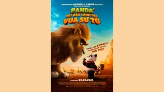“Panda đại náo lãnh địa vua sư tử”