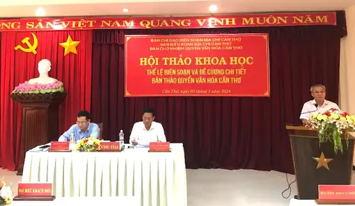 Hội thảo khoa học đóng góp ý kiến biên soạn quyển Văn hóa Cần Thơ