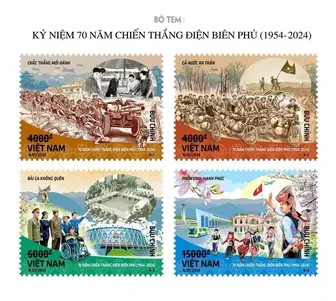 Special stamp set marks 70th anniversary of Dien Bien Phu Victory